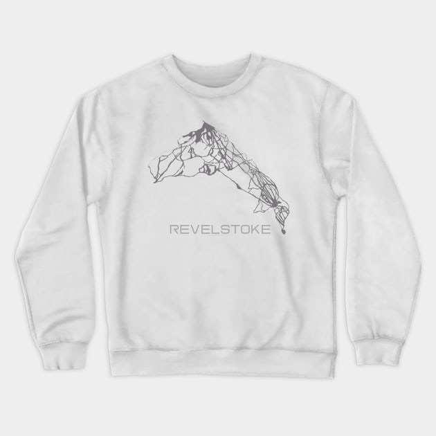 Revelstoke Resort 3D Crewneck Sweatshirt by Mapsynergy